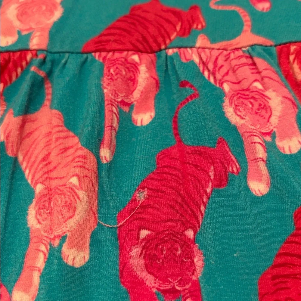 Play Condition Posh Peanut Le Tigre Flounce Dress Sz 5t/6t - Picture 3 of 5